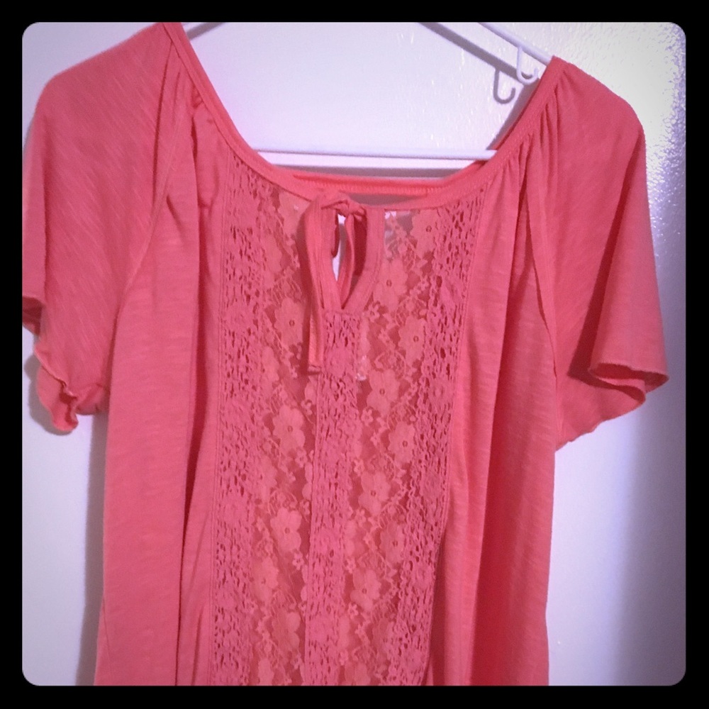 Coral Blouse